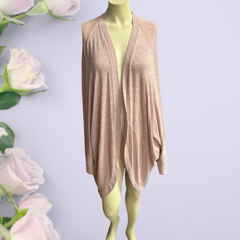 D&Co Women’s Plus Size 2x Open Front Cardigan Sol… - image 1